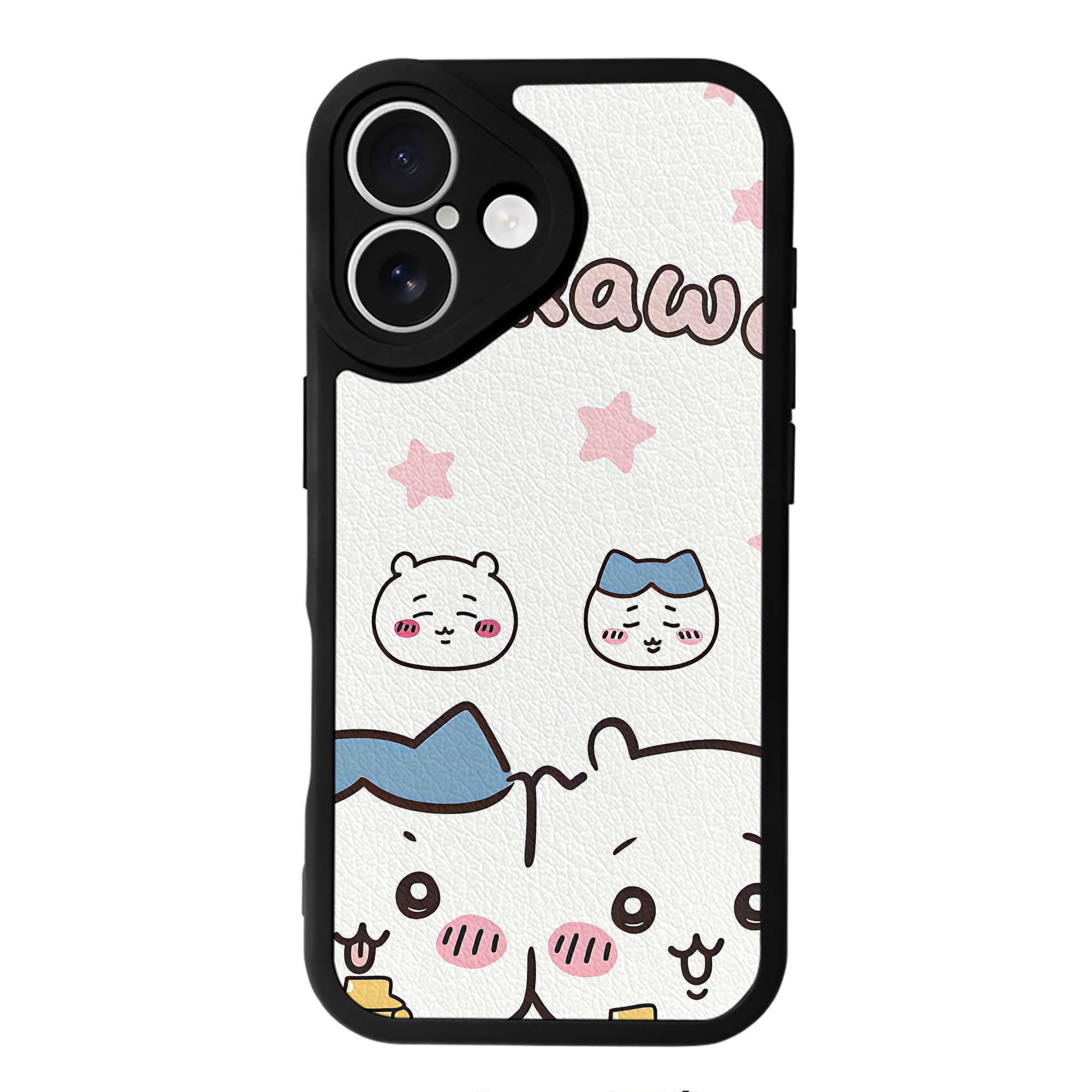 （画像用） ちいかわ Chii-kawa 【iPhone 16シリーズ対応】シリコンスマホケース（レザー調） 材質：シリコン